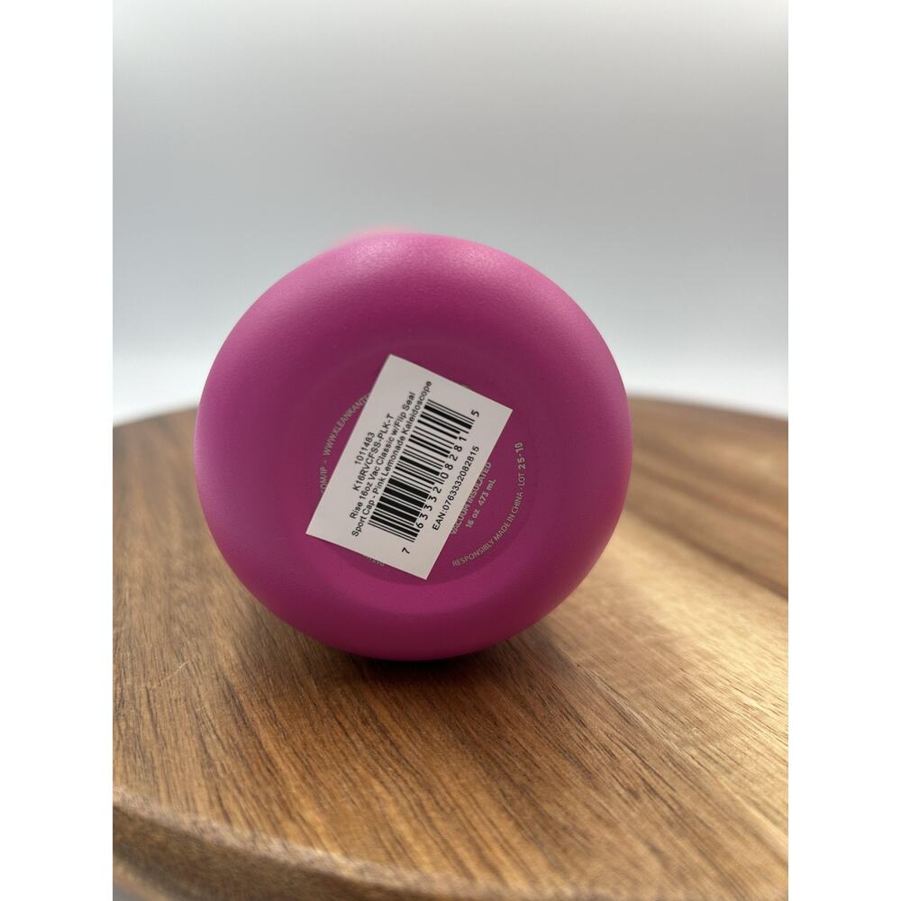 Klean Kanteen Rise Classic Water Bottle 16oz Ltd Edition Kaleidoscope Pink Straw - Picture 10 of 10